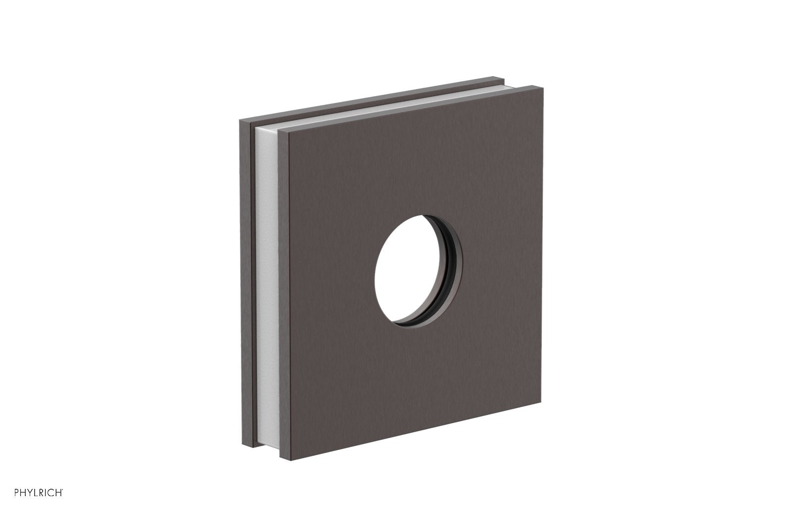 Square Flange with "White" Accent 3-722