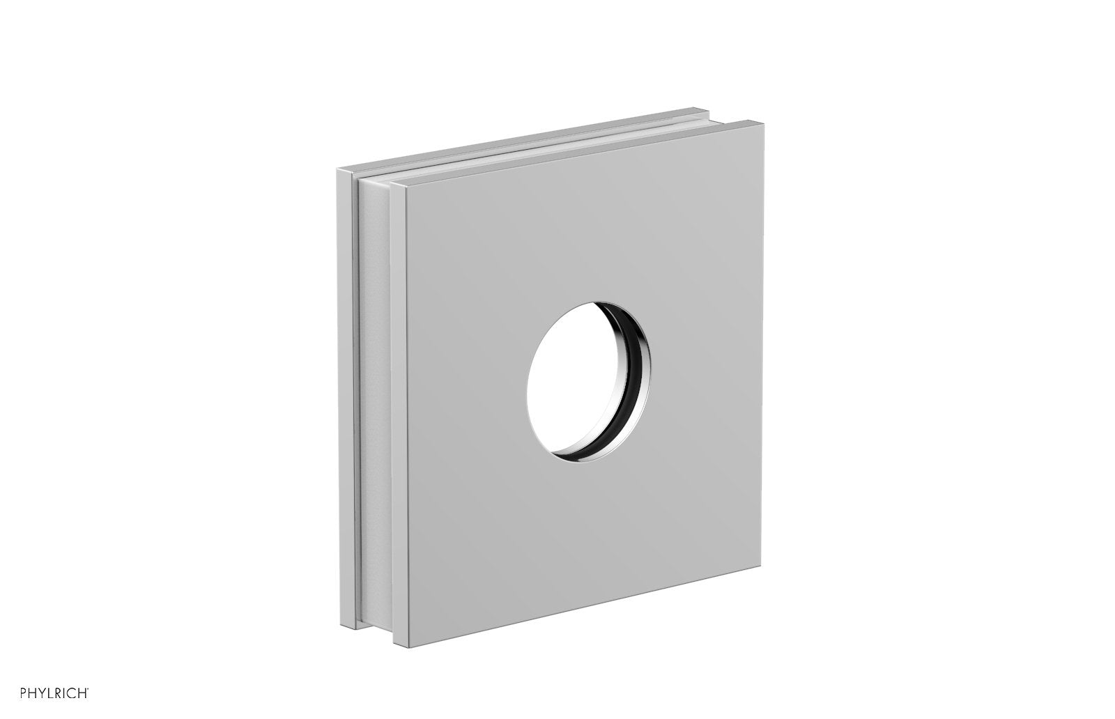 Square Flange with "White" Accent 3-722