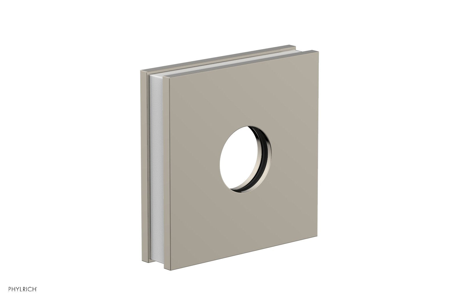 Square Flange with "White" Accent 3-722