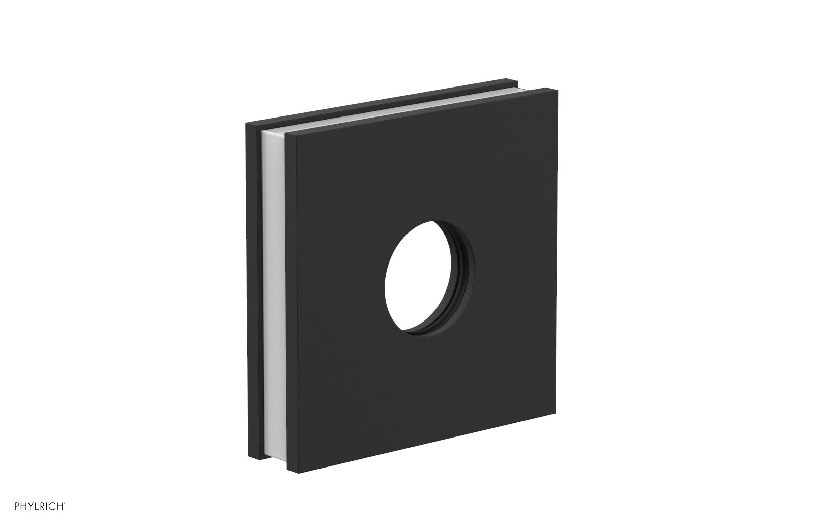 Square Flange with "White" Accent 3-722