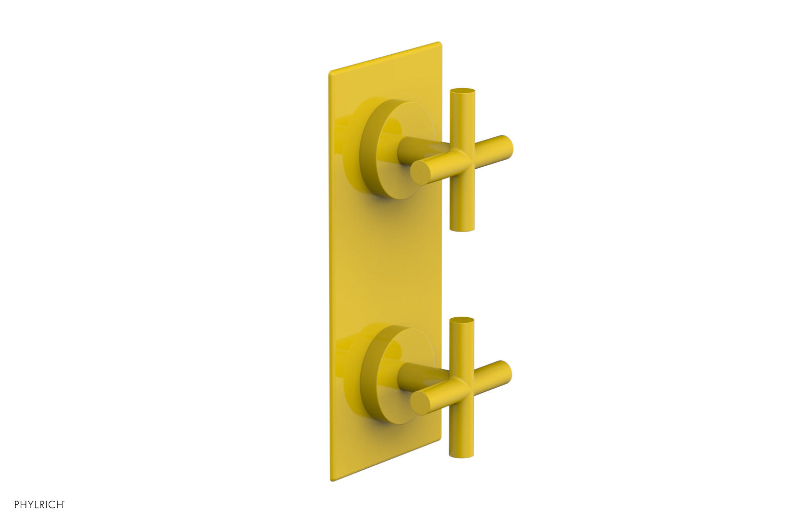 TRANSITION - 3/4" Thermostatic Valve with Volume Control or Diverter, Cross Handles 4-012