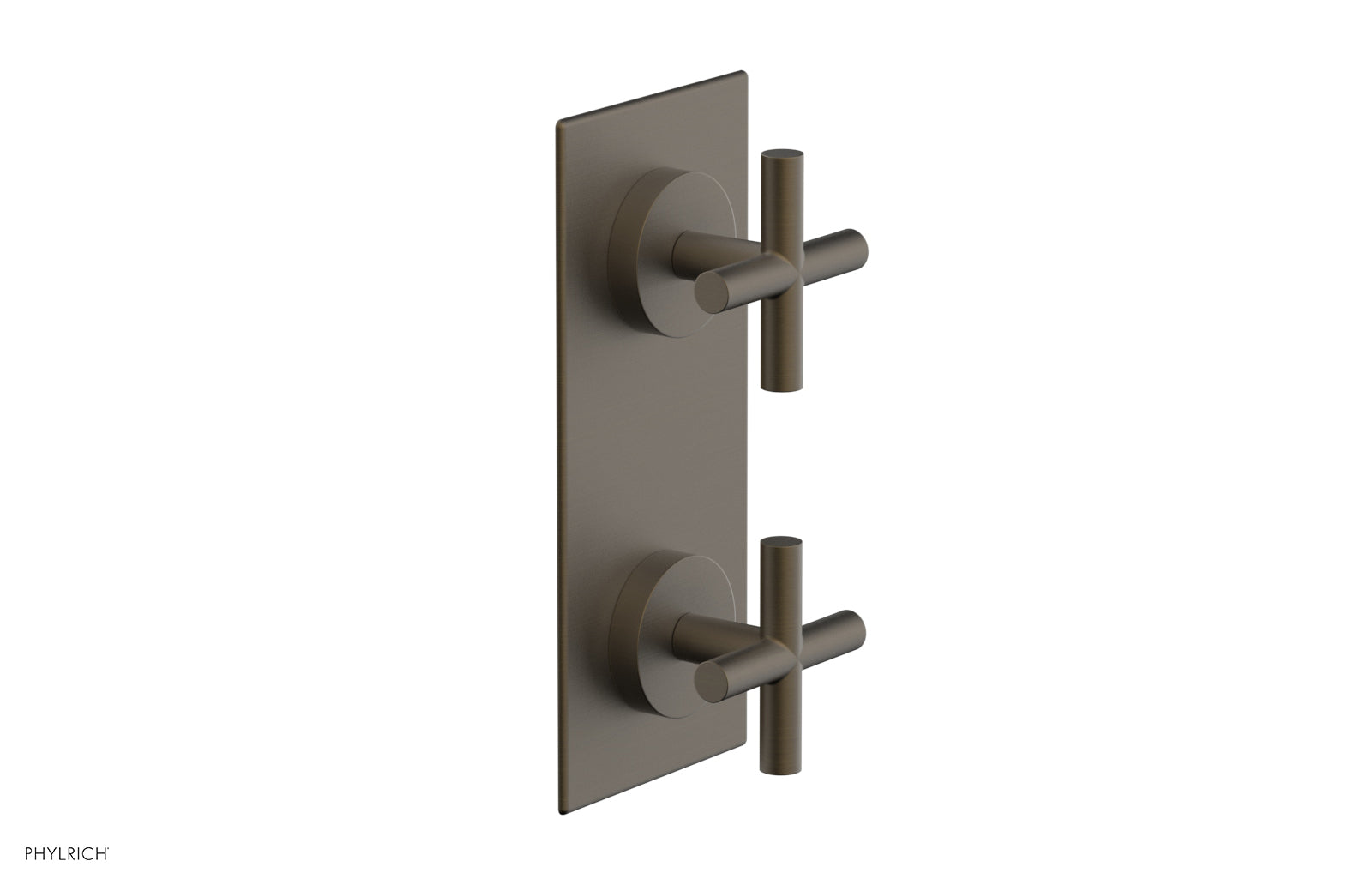 TRANSITION - 3/4" Thermostatic Valve with Volume Control or Diverter, Cross Handles 4-012