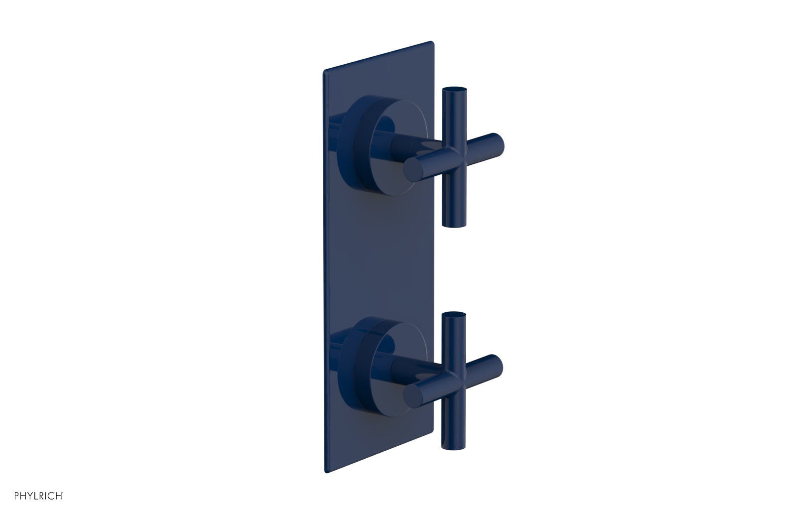 TRANSITION - 3/4" Thermostatic Valve with Volume Control or Diverter, Cross Handles 4-012