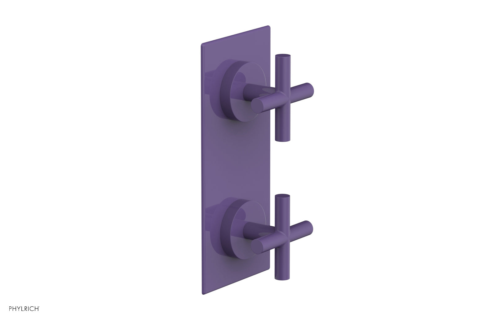 TRANSITION - 1/2" Thermostatic Valve with Volume Control or Diverter, Cross Handles 4-012