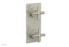 TRANSITION - 1/2" Thermostatic Valve with Volume Control or Diverter, Cross Handles 4-012