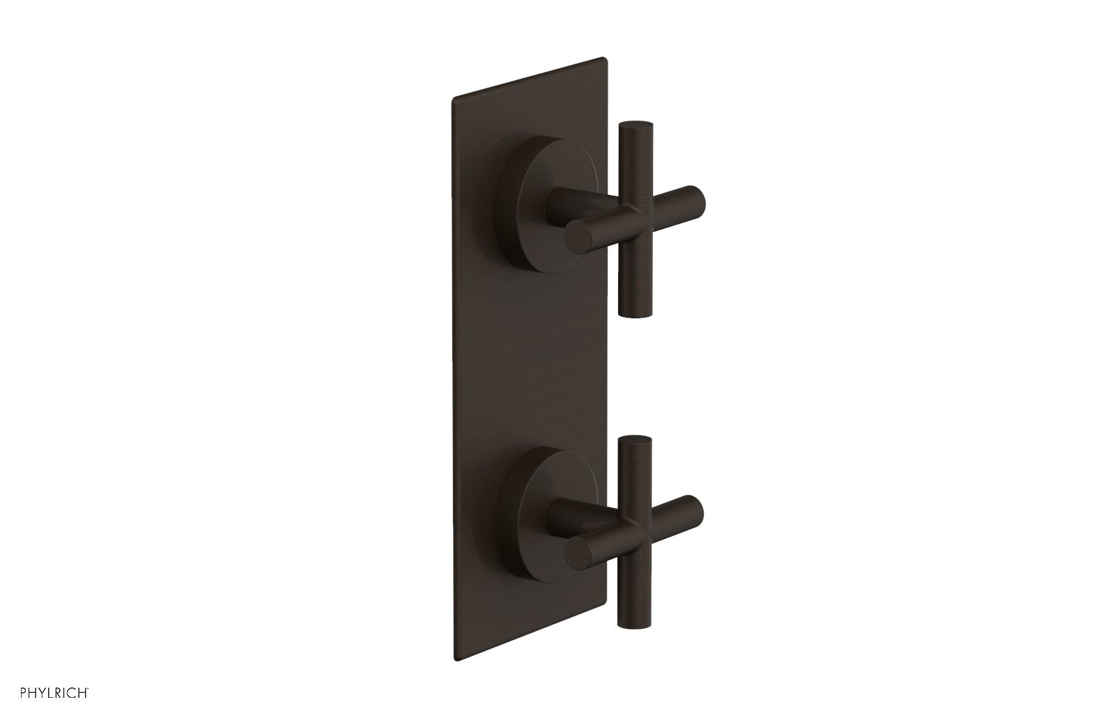 TRANSITION - 3/4" Thermostatic Valve with Volume Control or Diverter, Cross Handles 4-012