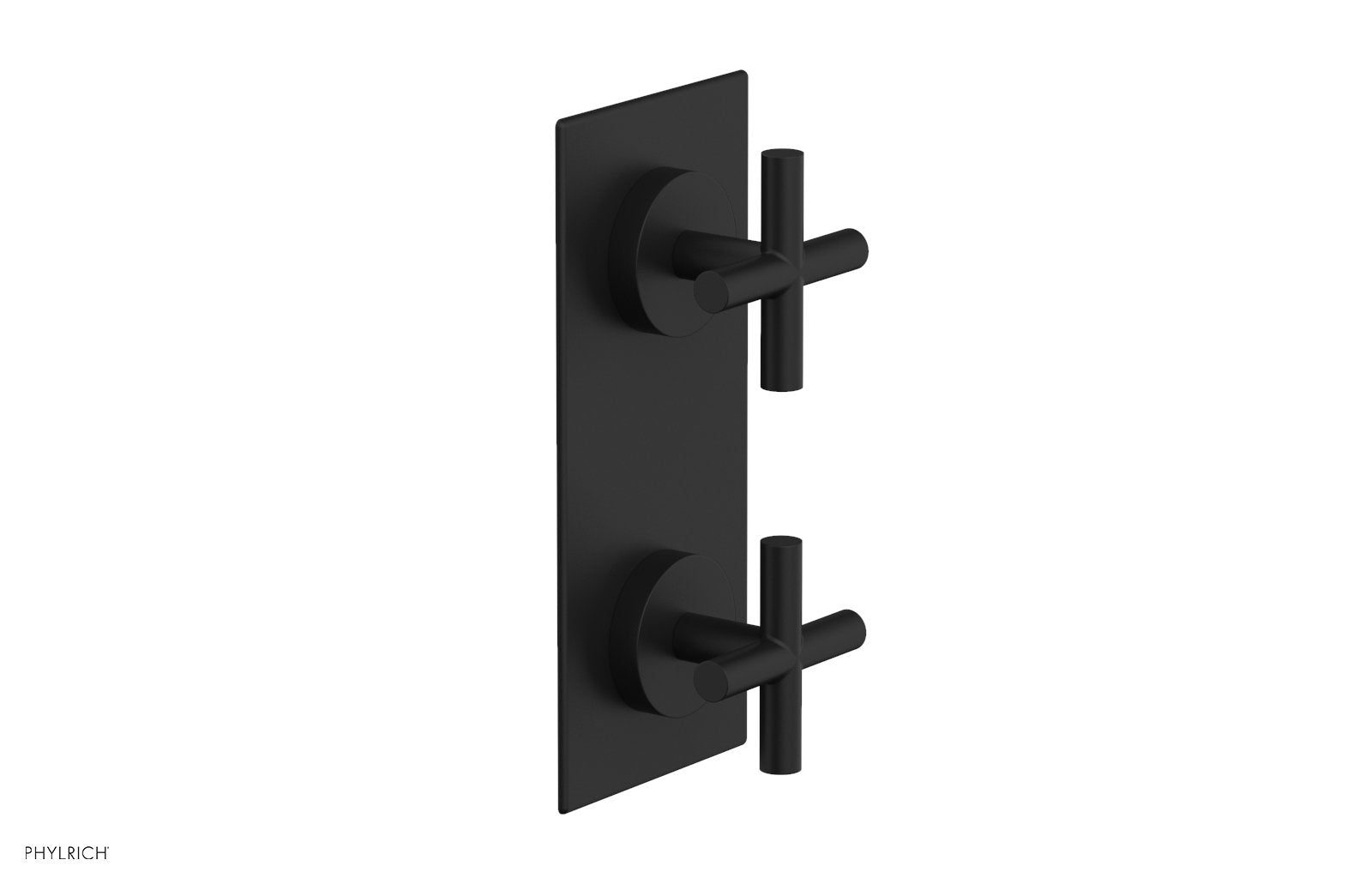 TRANSITION - 3/4" Thermostatic Valve with Volume Control or Diverter, Cross Handles 4-012