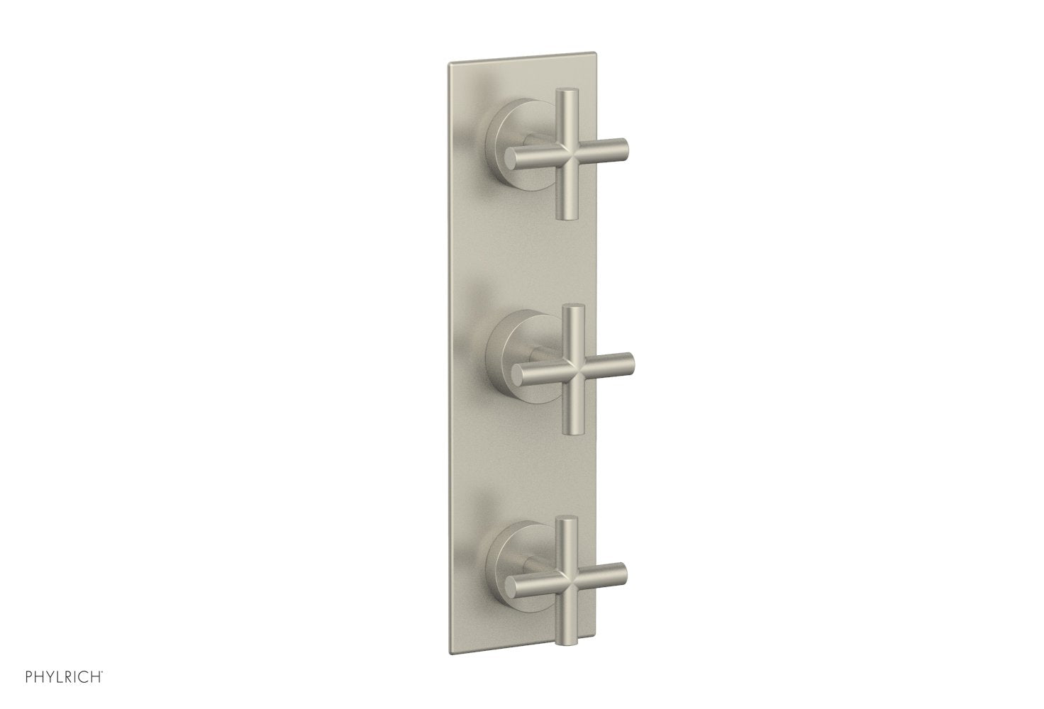 TRANSITION -  1/2" Thermostatic Valve with Two Volume Control, Cross Handles 4-029