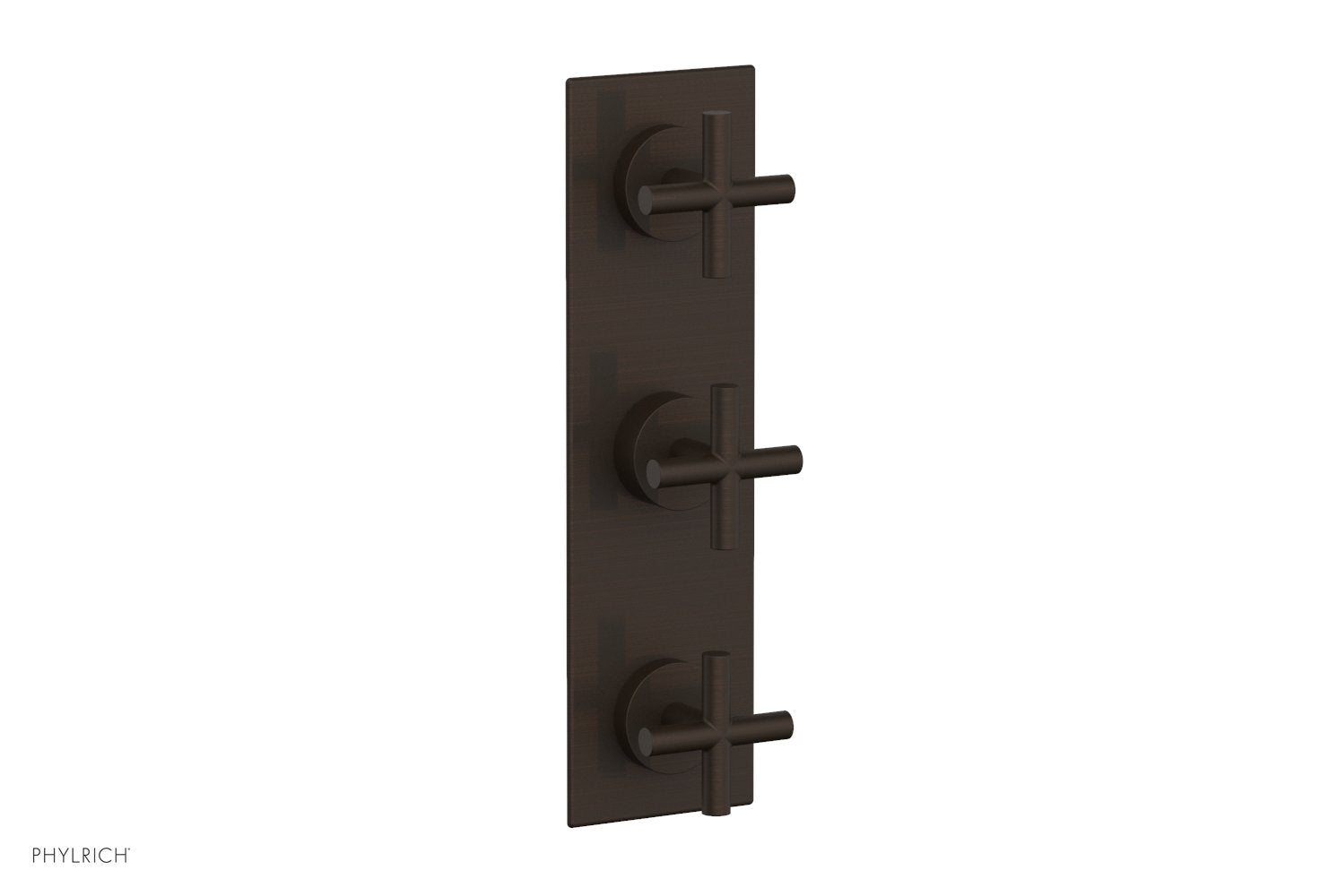 TRANSITION -  1/2" Thermostatic Valve with Two Volume Control, Cross Handles 4-029