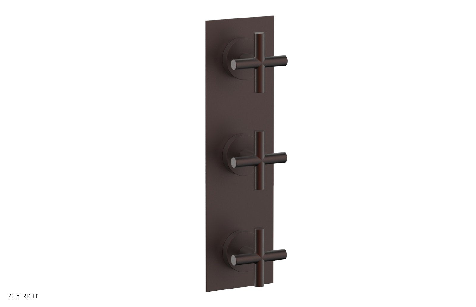 TRANSITION - 3/4" Thermostatic Valve with Two Volume Control, Cross Handles 4-029