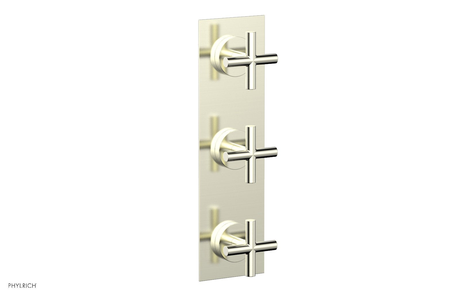TRANSITION - 3/4" Thermostatic Valve with Two Volume Control, Cross Handles 4-029