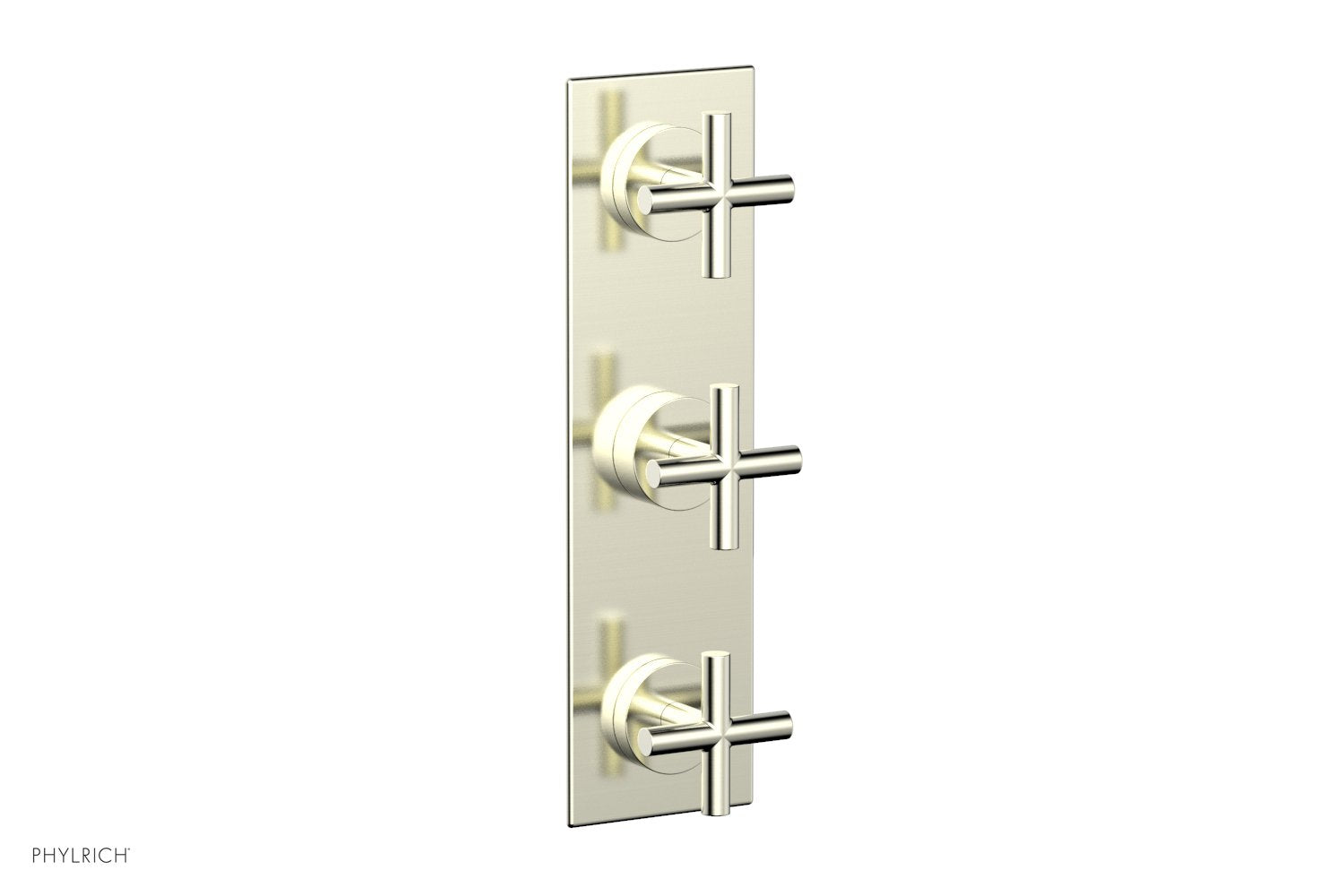 TRANSITION -  1/2" Thermostatic Valve with Two Volume Control, Cross Handles 4-029