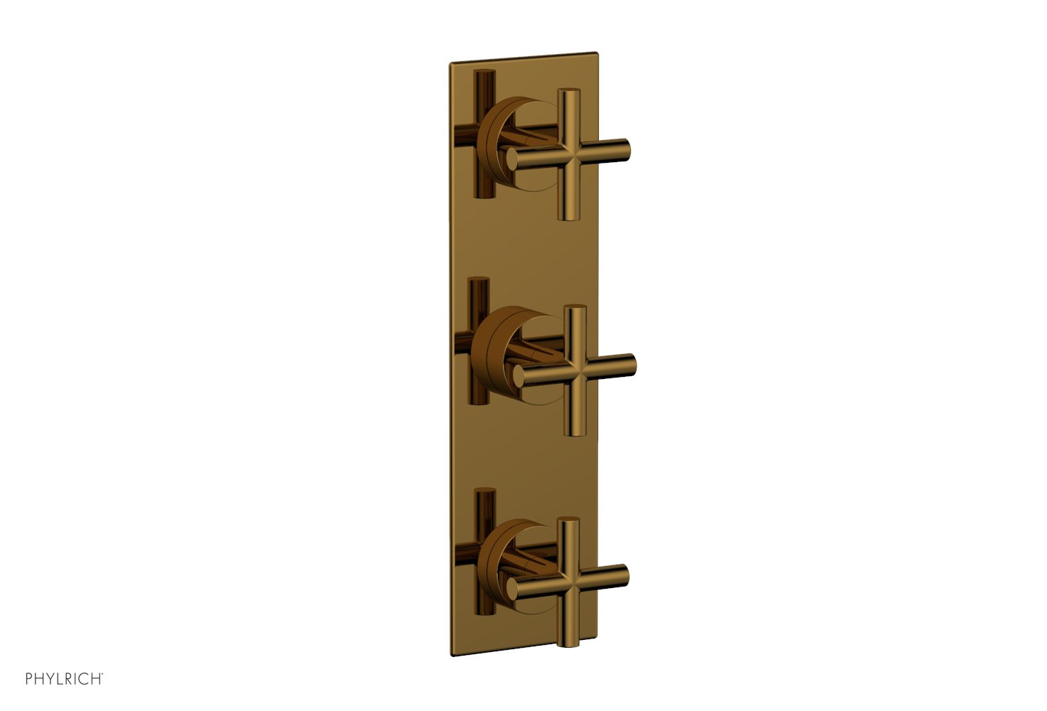 TRANSITION -  1/2" Thermostatic Valve with Two Volume Control, Cross Handles 4-029