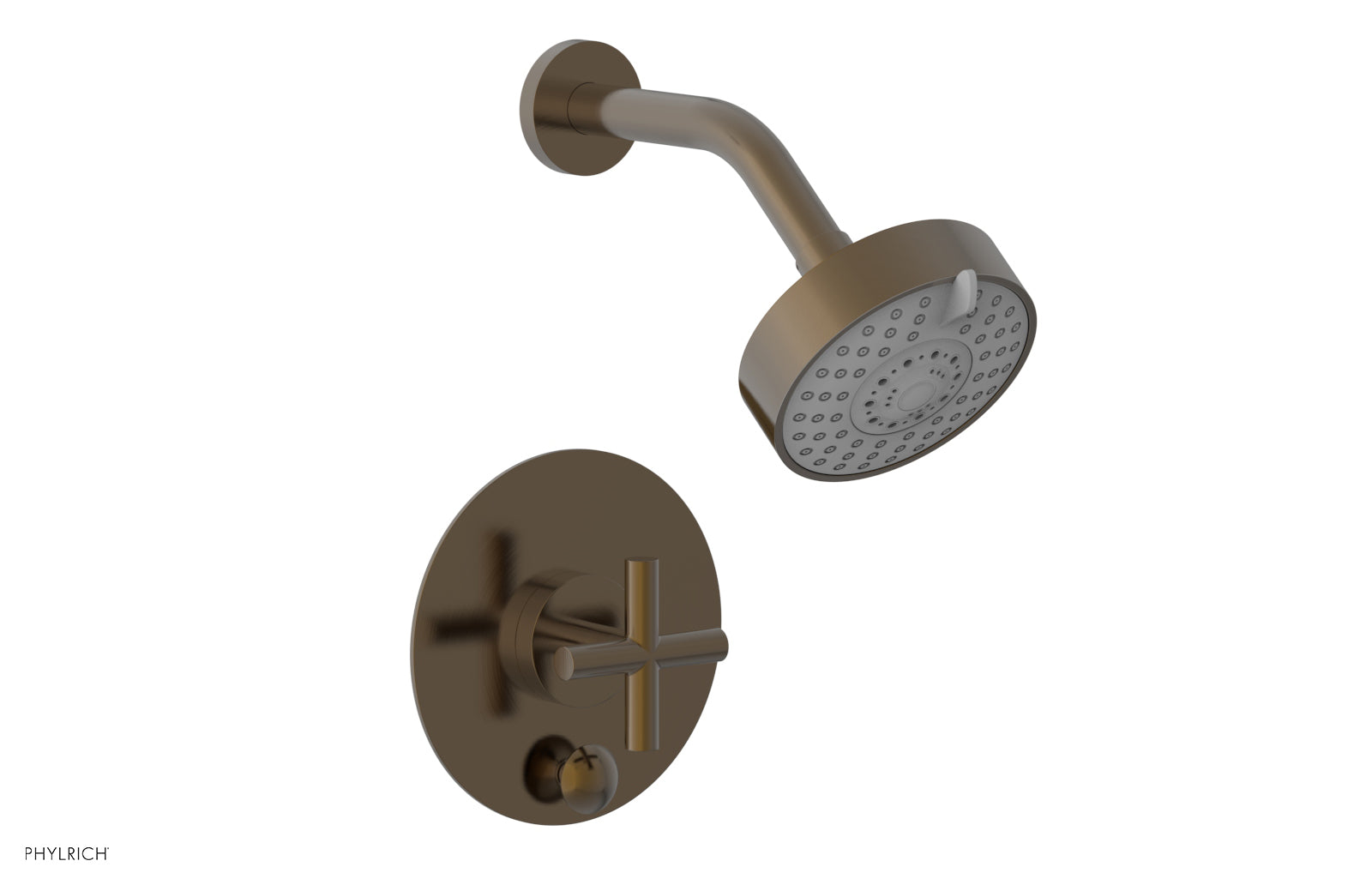 TRANSITION - Pressure Balance Shower and Diverter Set (Less Spout), Cross Handle 4-087