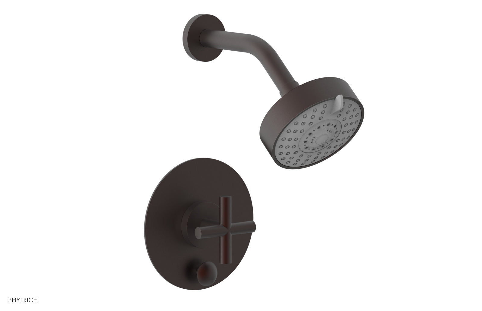 TRANSITION - Pressure Balance Shower and Diverter Set (Less Spout), Cross Handle 4-087