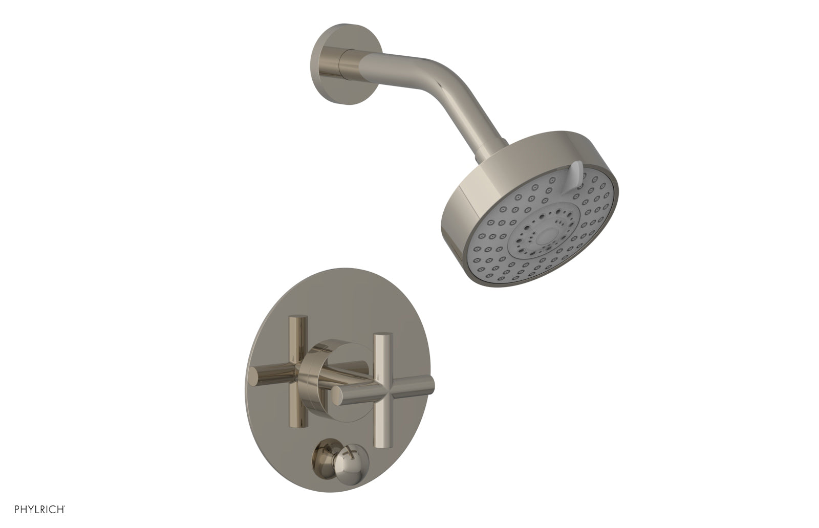 TRANSITION - Pressure Balance Shower and Diverter Set (Less Spout), Cross Handle 4-087