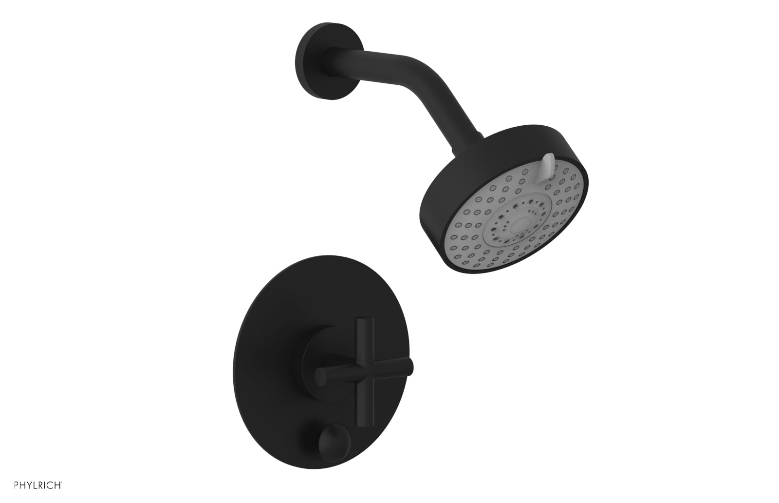 TRANSITION - Pressure Balance Shower and Diverter Set (Less Spout), Cross Handle 4-087