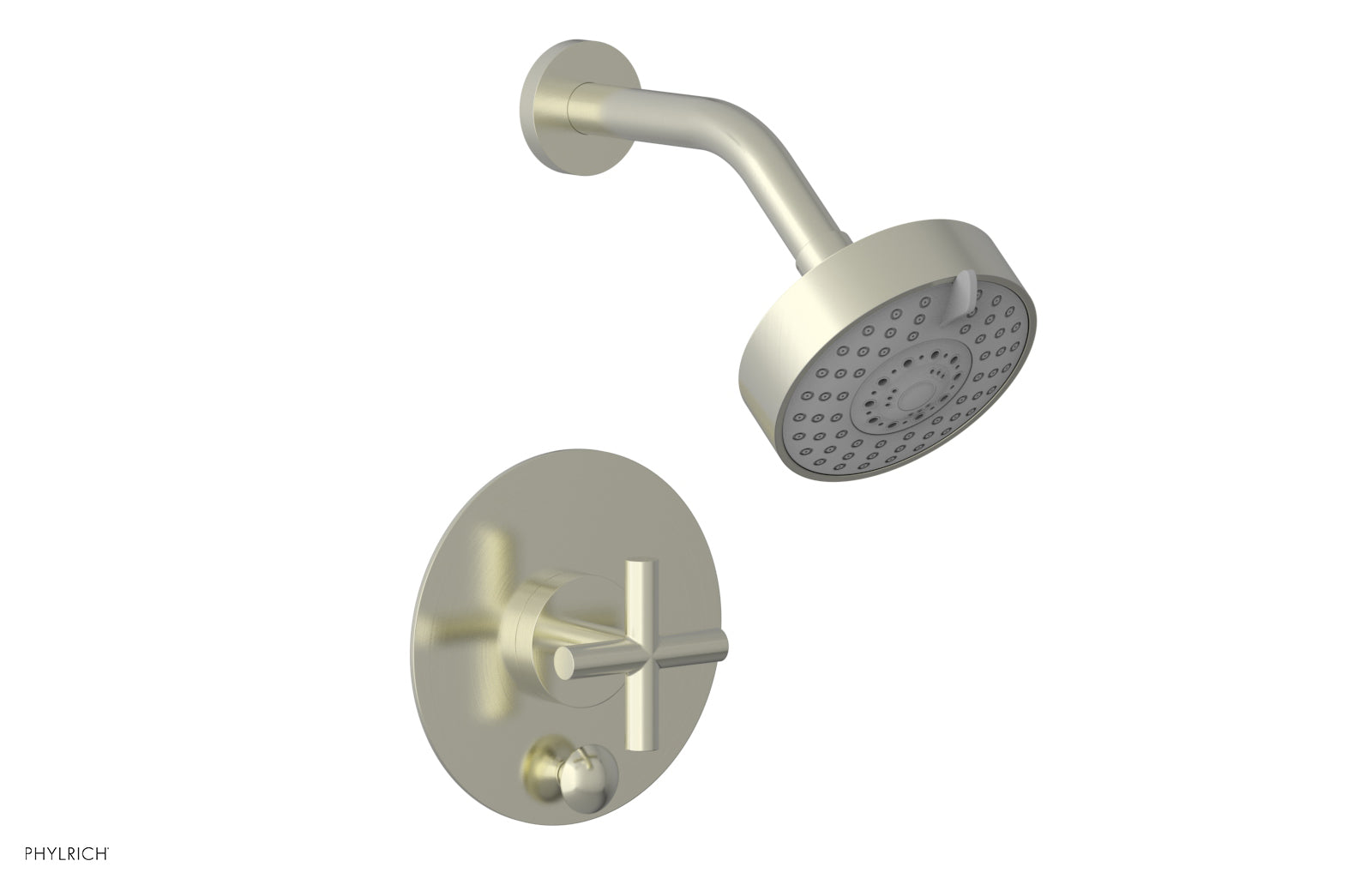 TRANSITION - Pressure Balance Shower and Diverter Set (Less Spout), Cross Handle 4-087