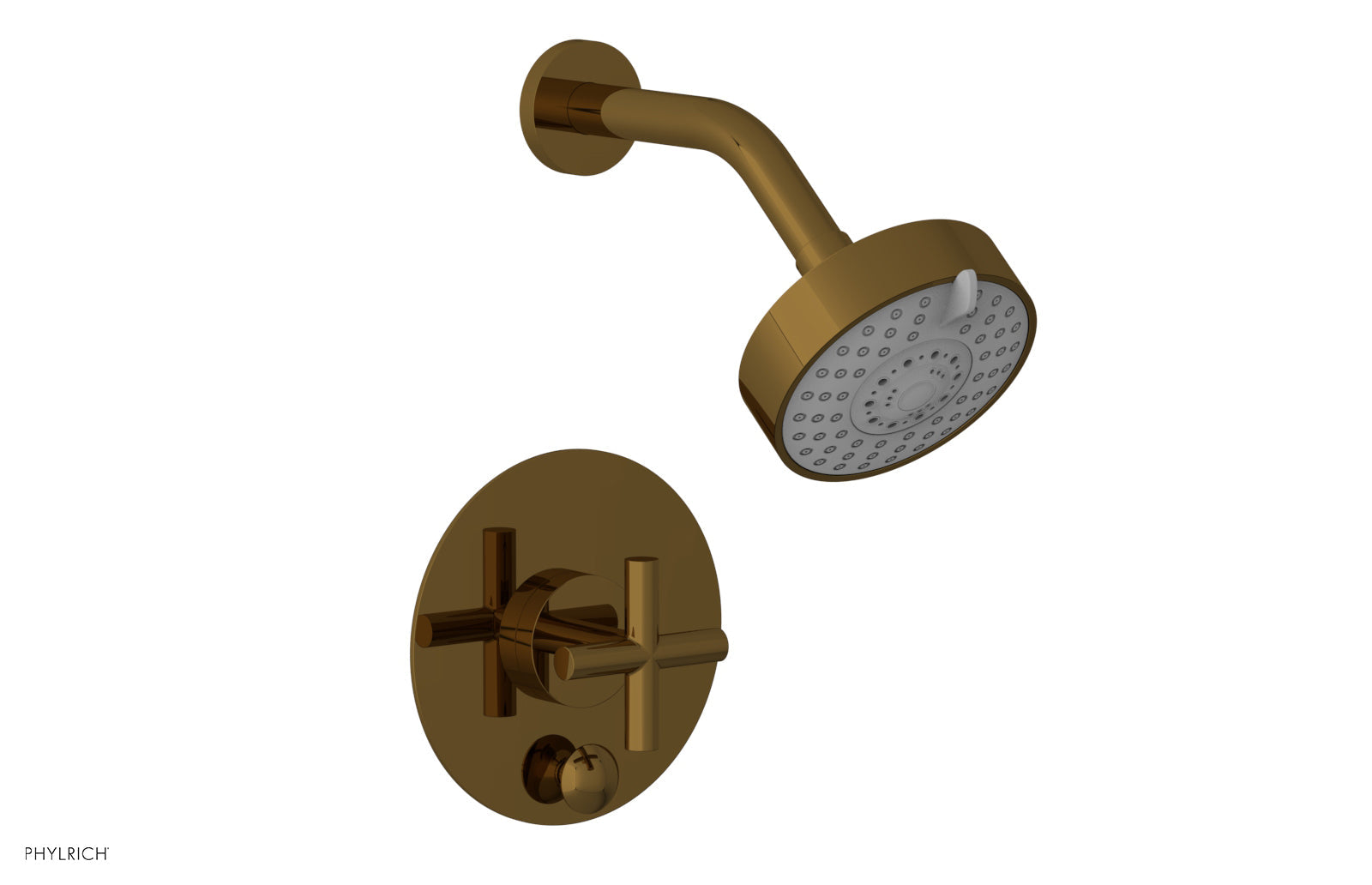 TRANSITION - Pressure Balance Shower and Diverter Set (Less Spout), Cross Handle 4-087