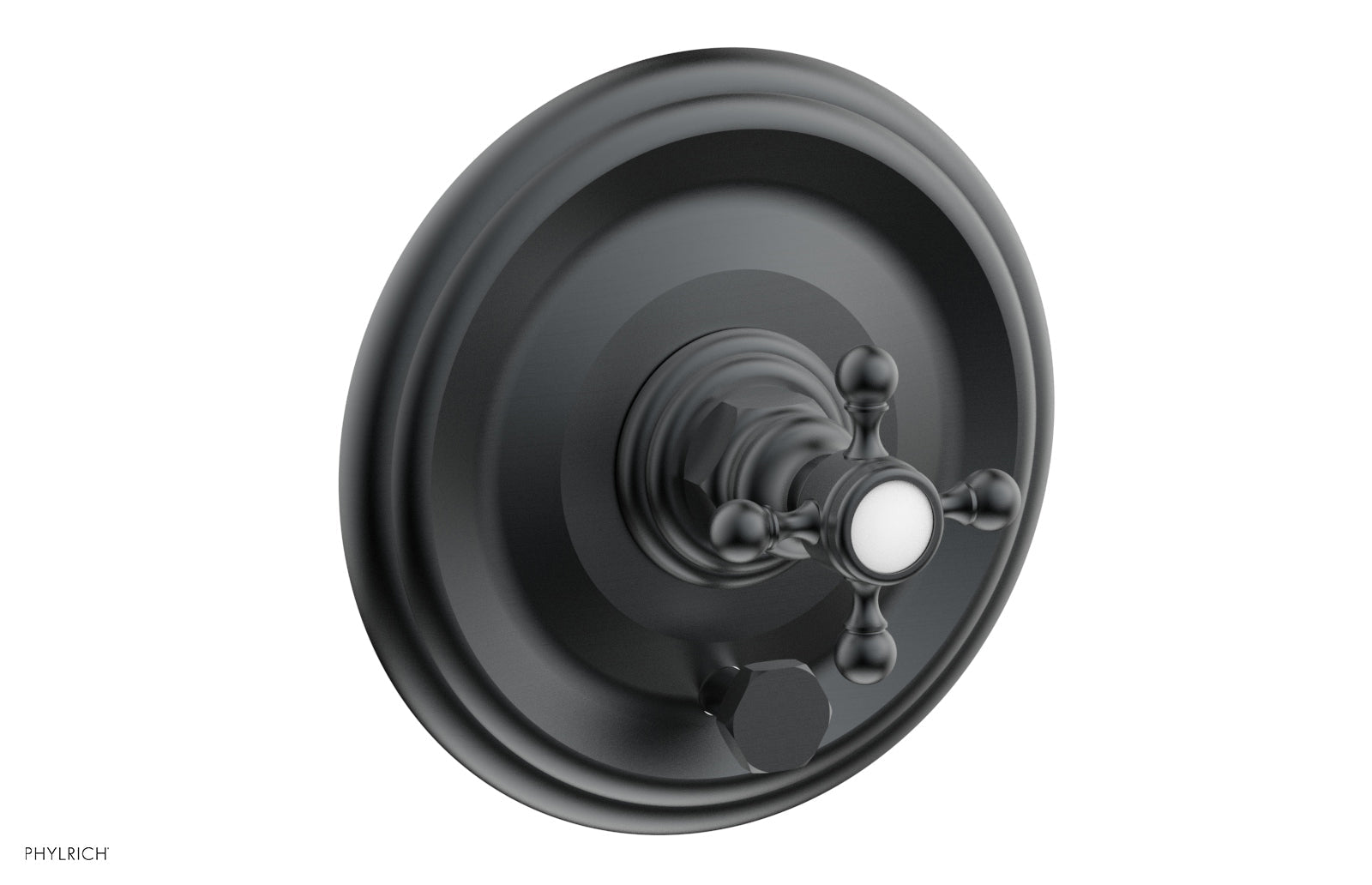 HEX TRADITIONAL Pressure Balance Shower Plate with Diverter and Handle Trim Set 4-095