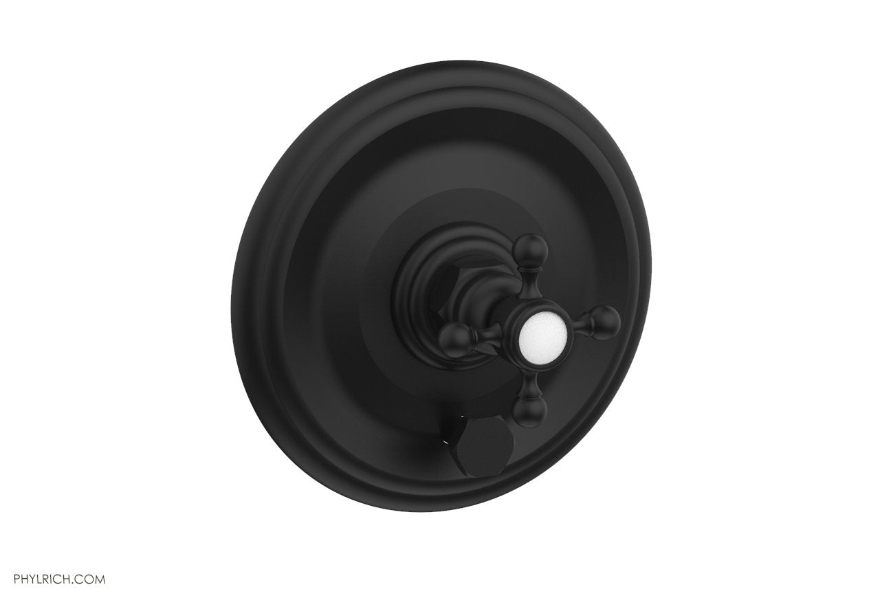 HEX TRADITIONAL Pressure Balance Shower Plate with Diverter and Handle Trim Set 4-095