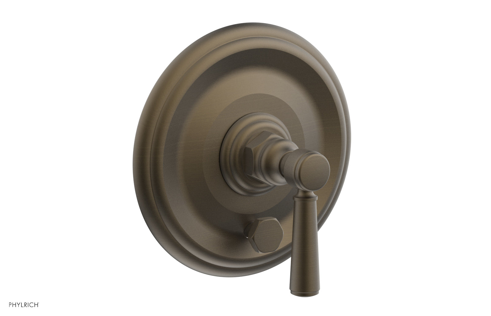 HEX TRADITIONAL Pressure Balance Shower Plate with Diverter and Handle Trim Set 4-096