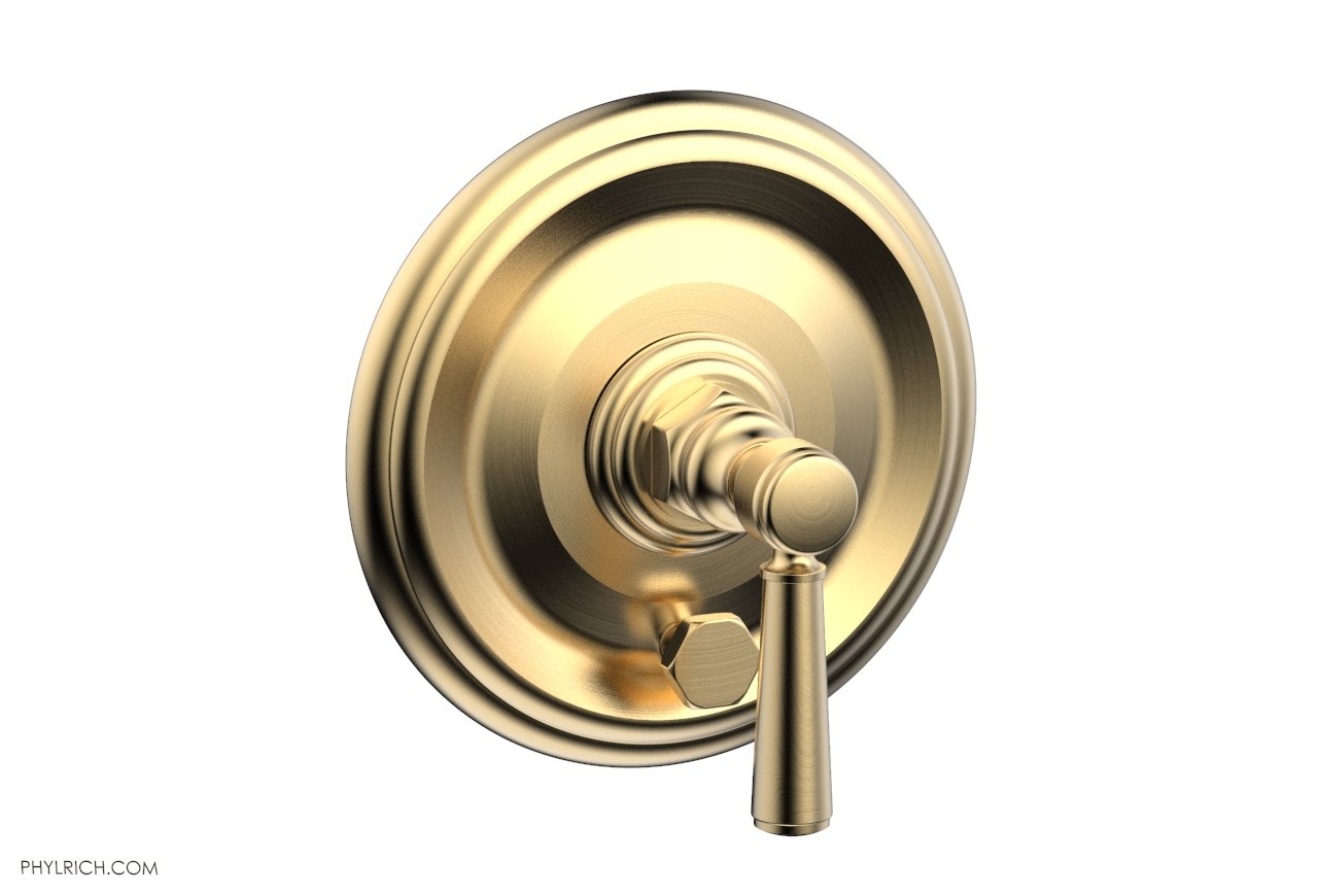 HEX TRADITIONAL Pressure Balance Shower Plate with Diverter and Handle Trim Set 4-096