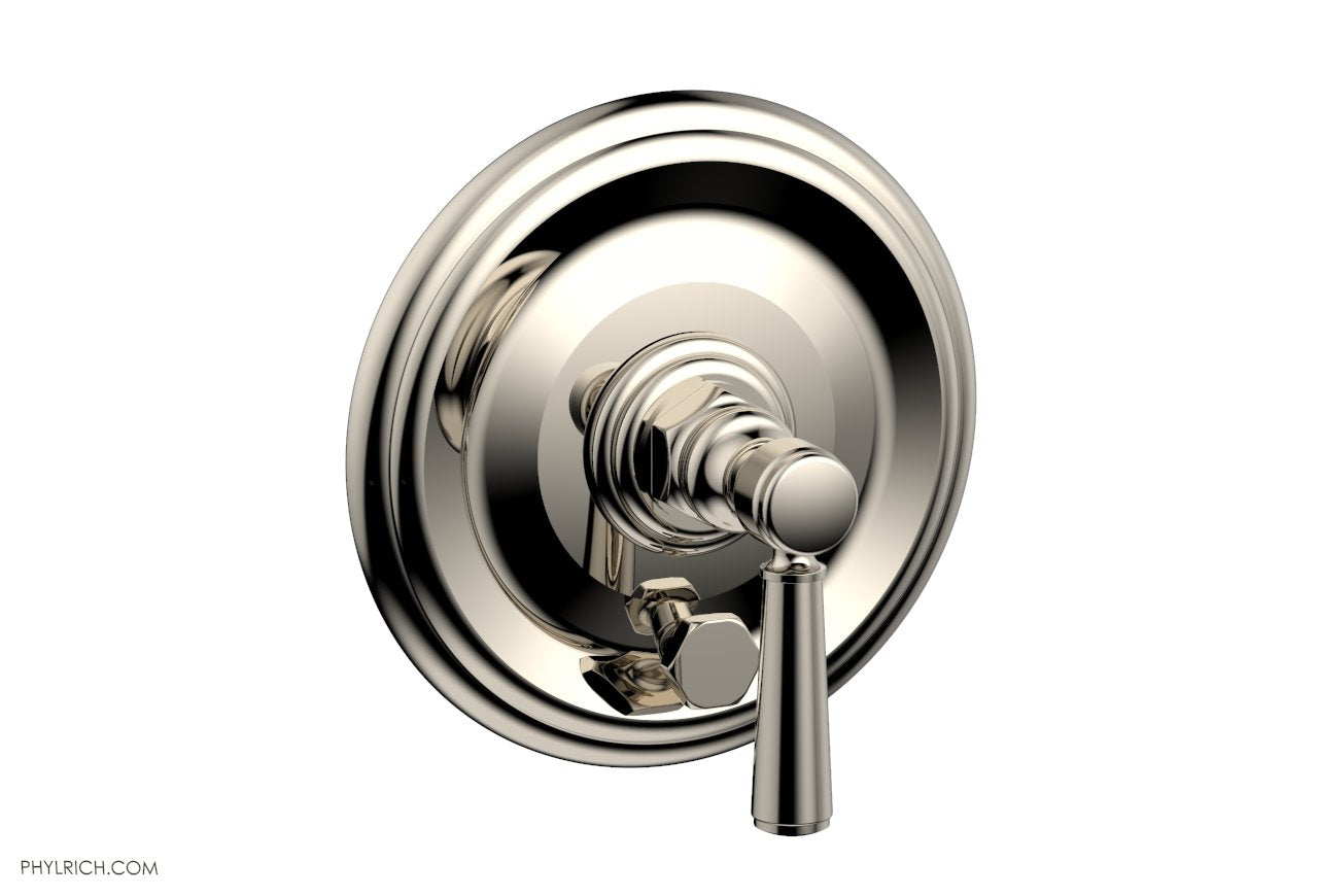 HEX TRADITIONAL Pressure Balance Shower Plate with Diverter and Handle Trim Set 4-096