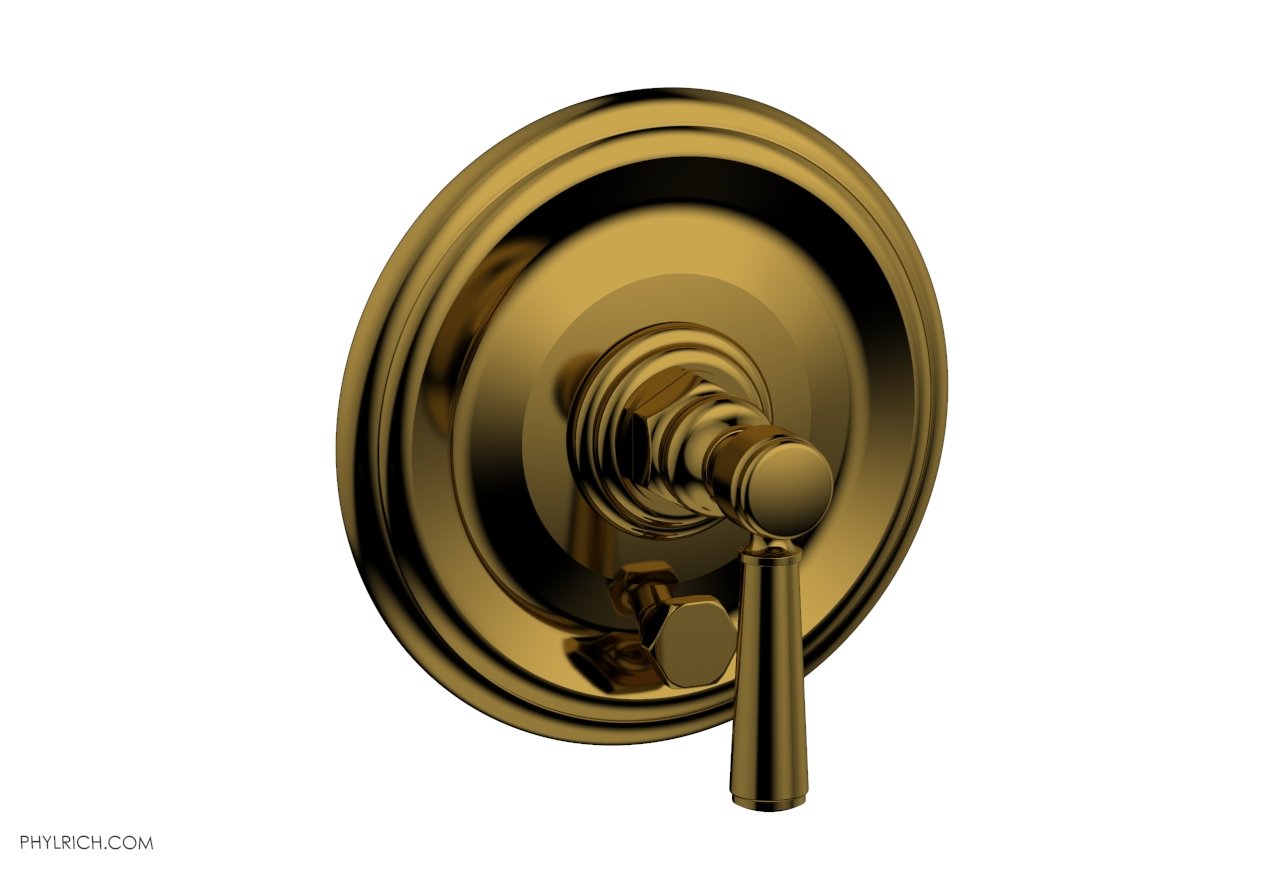 HEX TRADITIONAL Pressure Balance Shower Plate with Diverter and Handle Trim Set 4-096