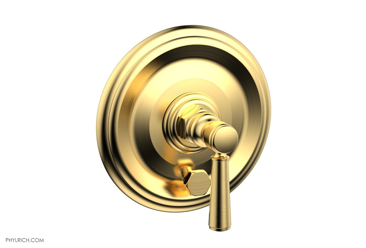 HEX TRADITIONAL Pressure Balance Shower Plate with Diverter and Handle Trim Set 4-096