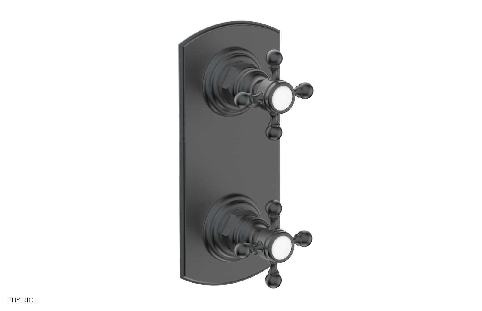 HEX TRADITIONAL 1/2" Thermostatic Valve with Volume Control or Diverter Cross Handles 4-099