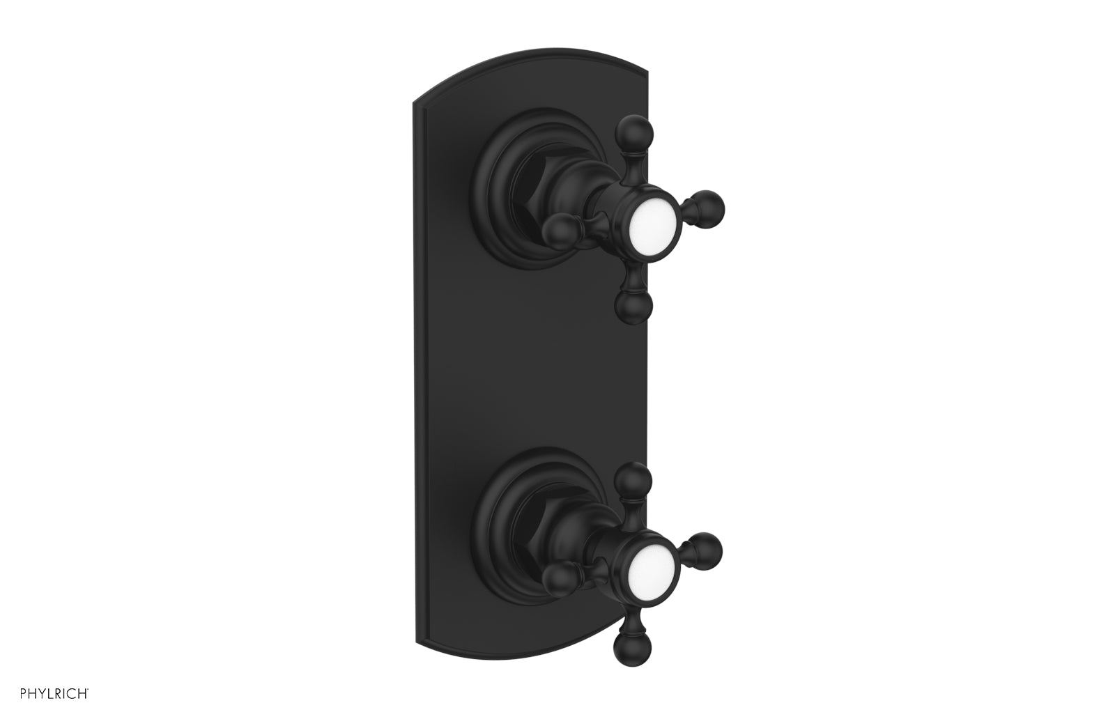 HEX TRADITIONAL 1/2" Thermostatic Valve with Volume Control or Diverter Cross Handles 4-099