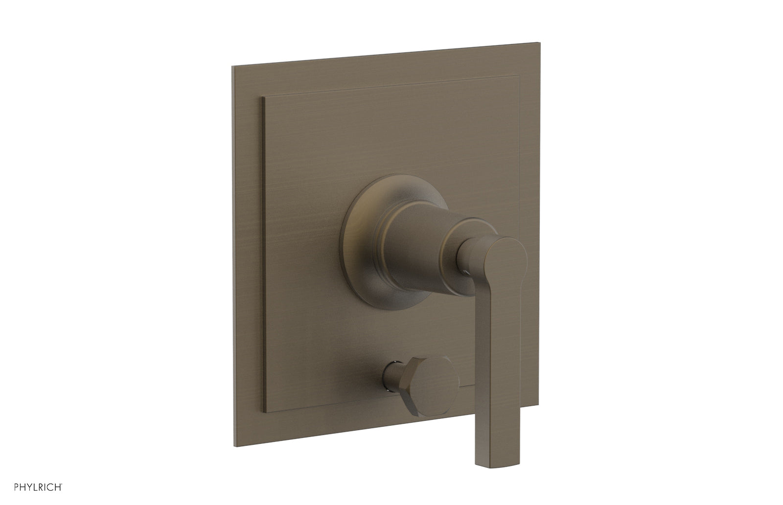 HEX MODERN Pressure Balance Shower Plate with Diverter and Handle Trim Set 4-102