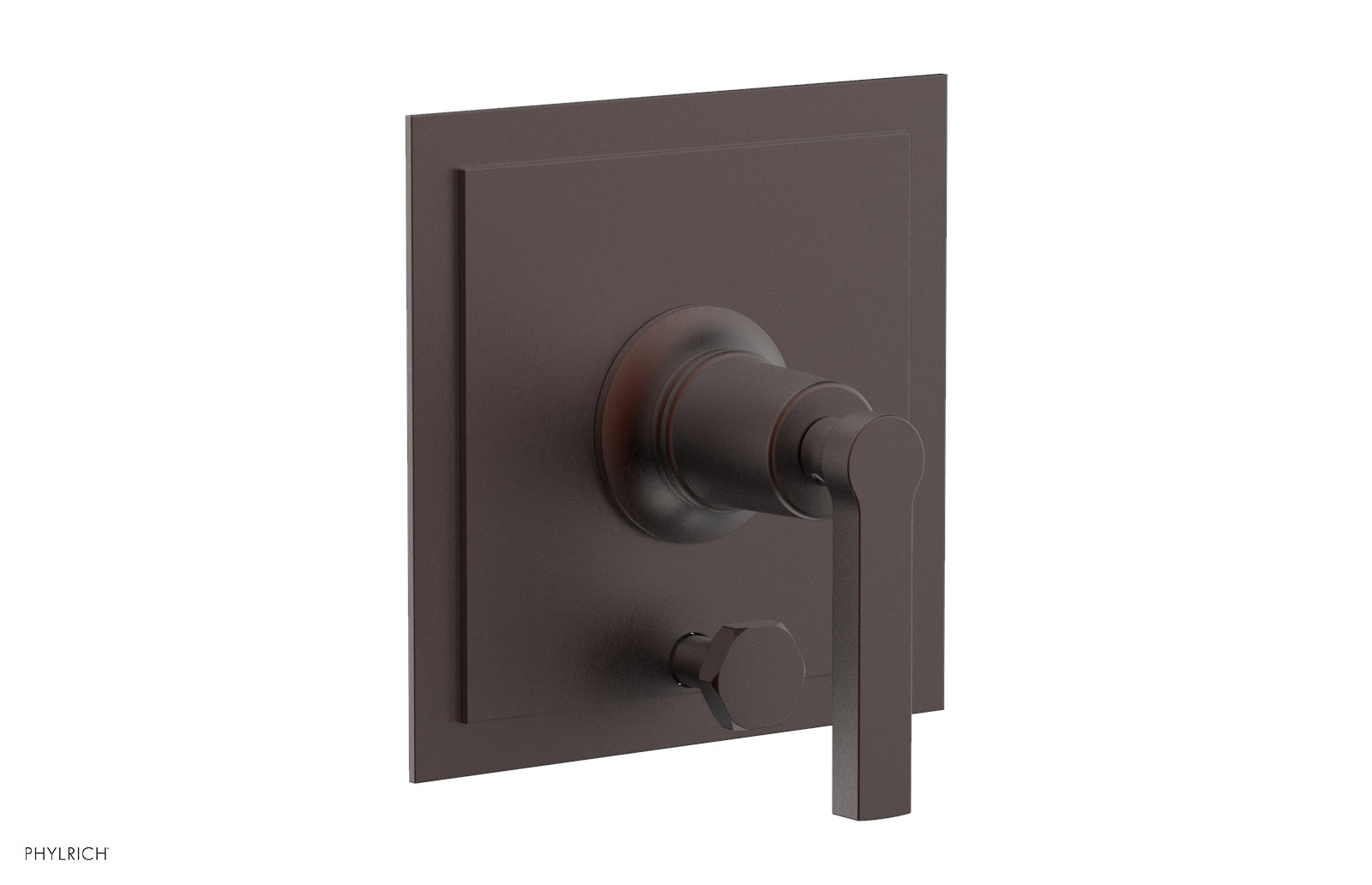 HEX MODERN Pressure Balance Shower Plate with Diverter and Handle Trim Set 4-102