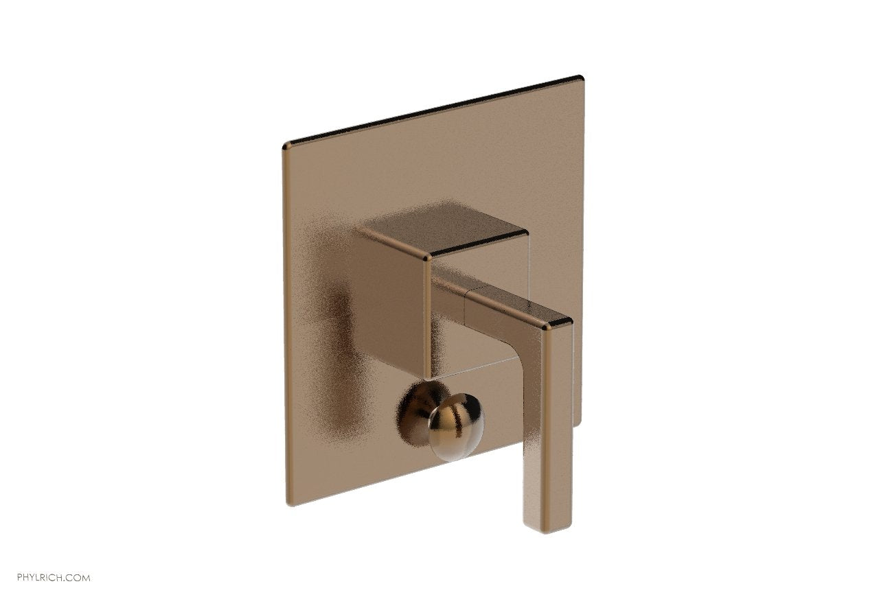 MIX Pressure Balance Shower Plate with Diverter and Handle Trim Set - Lever Handle 4-108
