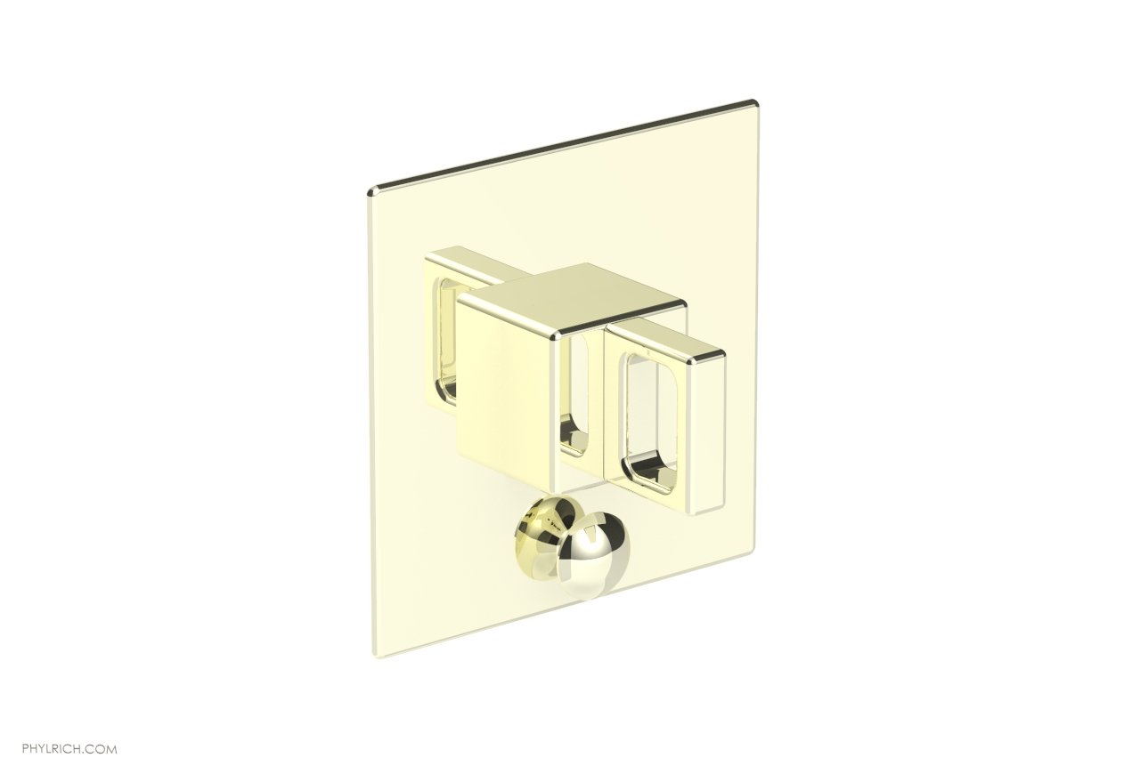 MIX Pressure Balance Shower Plate with Diverter and Handle Trim Set - Ring Handle 4-109