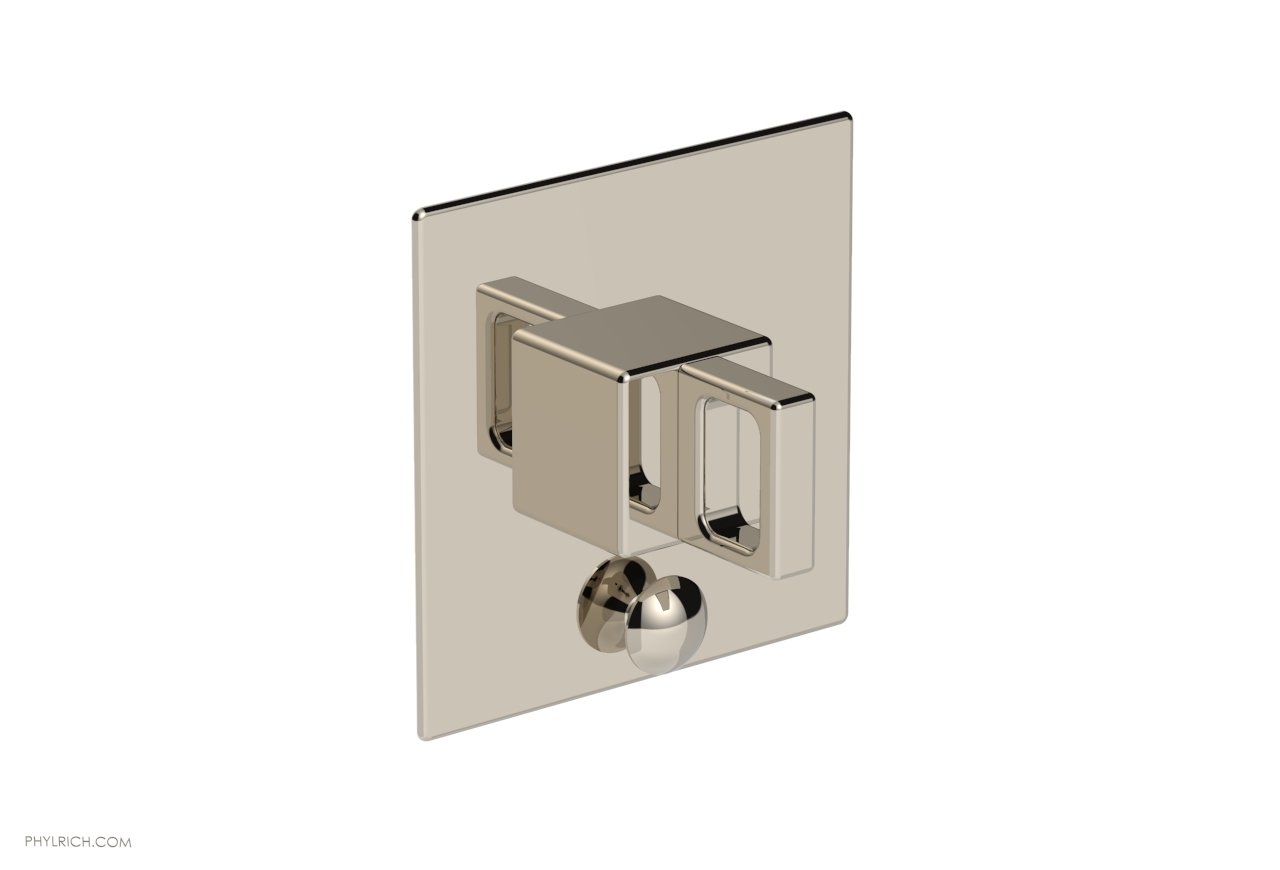 MIX Pressure Balance Shower Plate with Diverter and Handle Trim Set - Ring Handle 4-109