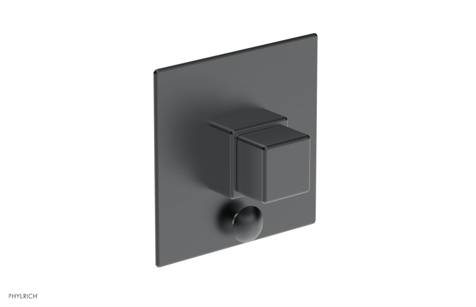 MIX Pressure Balance Shower Plate with Diverter and Handle Trim Set - Cube Handle 4-110