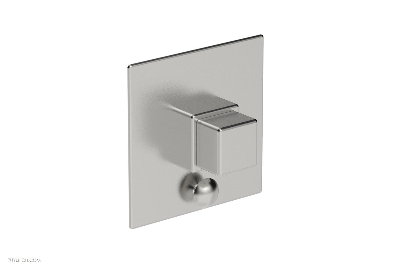 MIX Pressure Balance Shower Plate with Diverter and Handle Trim Set - Cube Handle 4-110