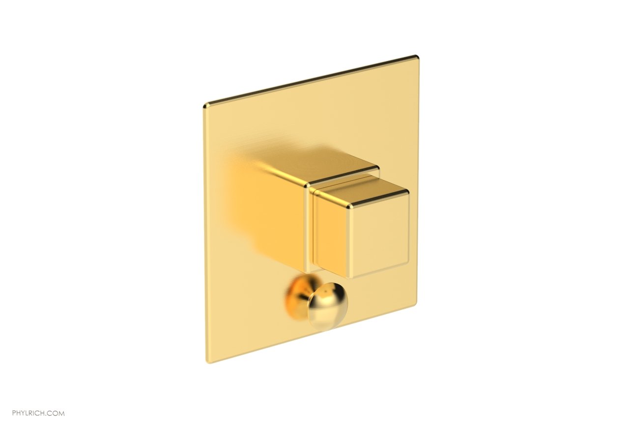 MIX Pressure Balance Shower Plate with Diverter and Handle Trim Set - Cube Handle 4-110