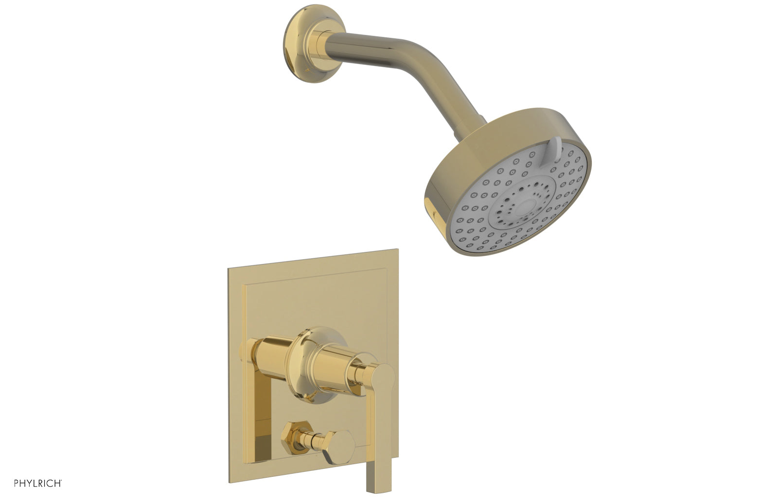 HEX MODERN Pressure Balance Shower and Diverter Set Lever Handle (Less Spout) 4-154
