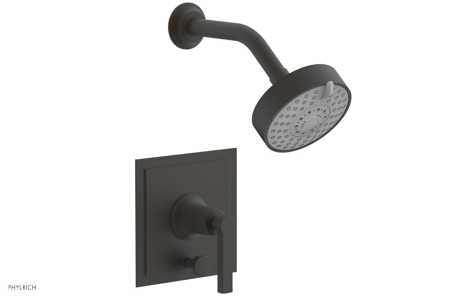HEX MODERN Pressure Balance Shower and Diverter Set Lever Handle (Less Spout) 4-154