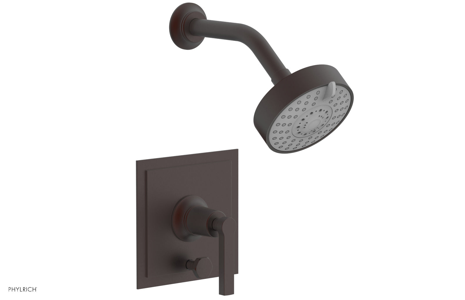 HEX MODERN Pressure Balance Shower and Diverter Set Lever Handle (Less Spout) 4-154