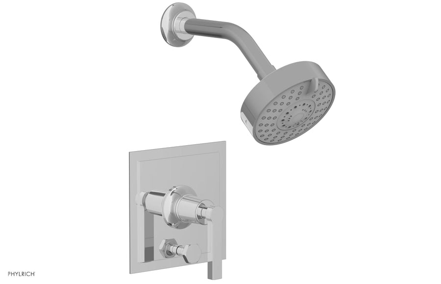 HEX MODERN Pressure Balance Shower and Diverter Set Lever Handle (Less Spout) 4-154