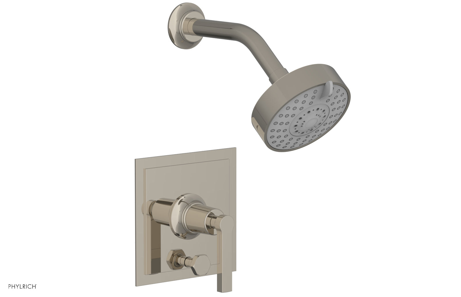 HEX MODERN Pressure Balance Shower and Diverter Set Lever Handle (Less Spout) 4-154