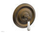 HEX TRADITIONAL Shower Trim with Marble Lever Handle 4-156