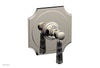 HENRI 1/2" Mini Thermostatic Shower Trim - Black Marble Handle 4-159