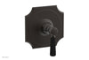 HENRI 1/2" Mini Thermostatic Shower Trim - Satin Black Handle 4-158