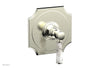 HENRI 1/2" Mini Thermostatic Shower Trim - White Marble Handle 4-159
