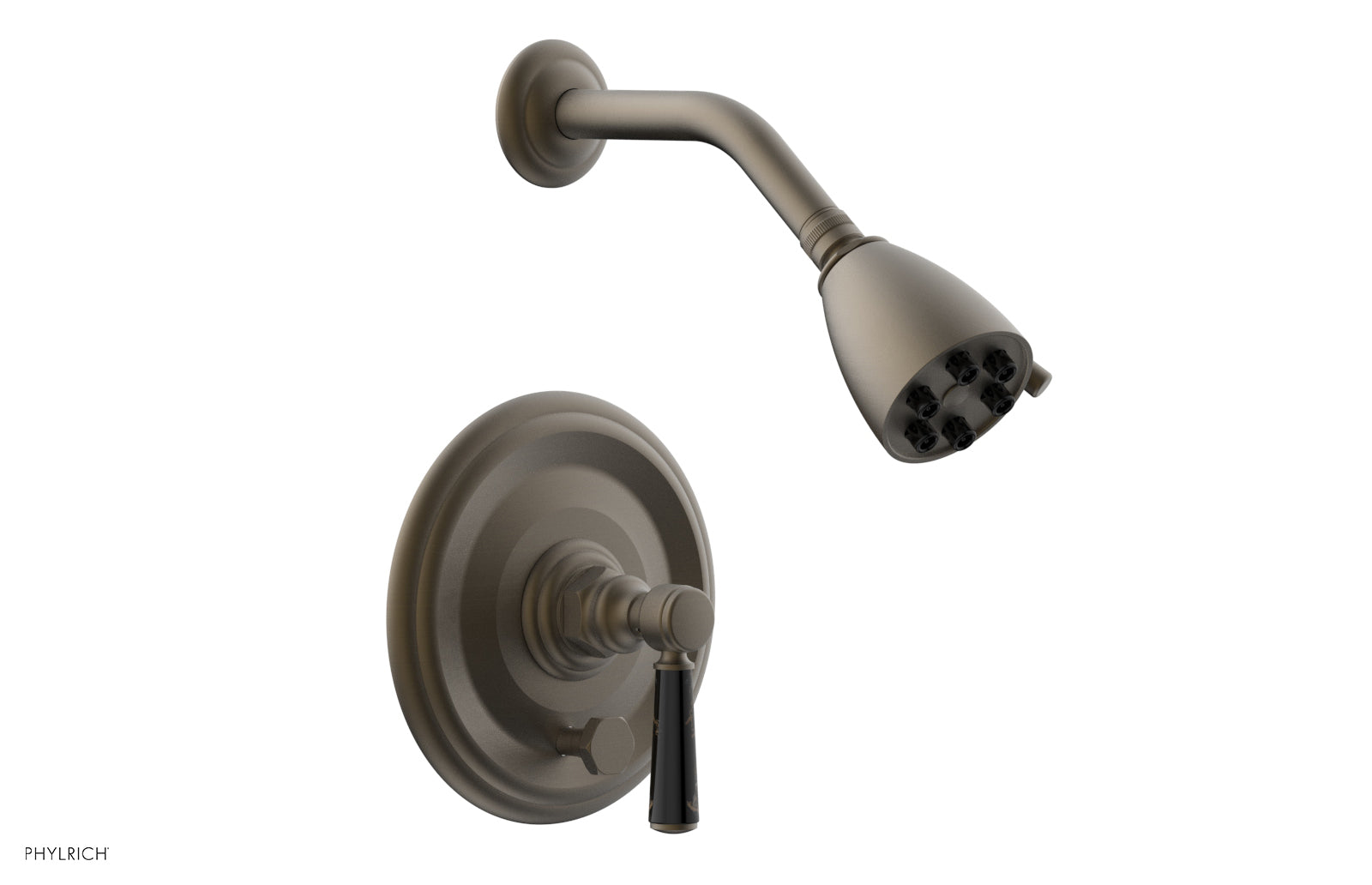 HEX TRADITIONAL Pressure Balance Shower and Diverter Set (Less Spout) 4-160